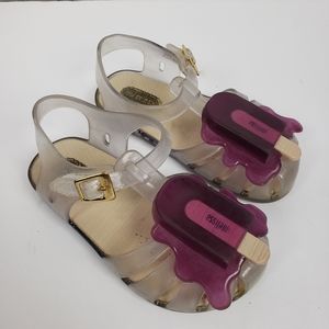 Mini Melissa Popsicle Ice Pop Jelly Sandals 8